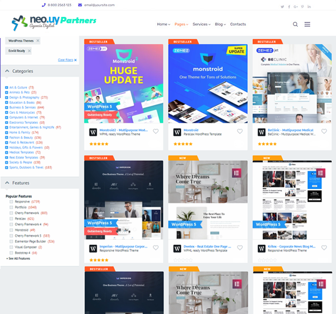 Diseño Web con templates